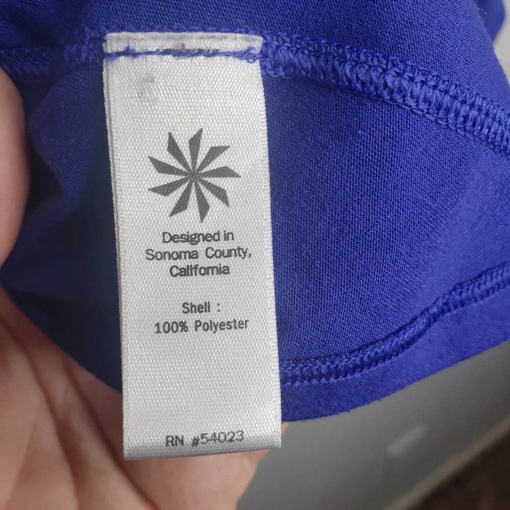 Athleta blue racerback tank top XXS - Picture 7 of 8